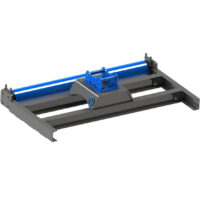 Avjämningsbalk – fäste S60 bredd 2500 mm rulldiameter 220 mm vikt 472 kg