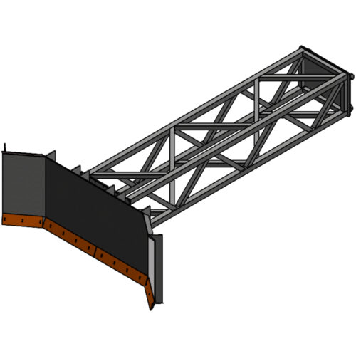 Flisskrapa - fäste Stor-Stora BM längd 6000 mm bredd 3500 mm