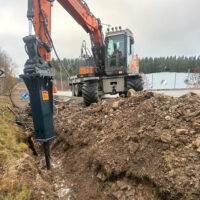 Hydraulhammare XS-500 - fäste S60, för maskinvikt 6-12 ton - Bild 4