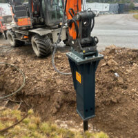 Hydraulhammare XS-500 - fäste S60, för maskinvikt 6-12 ton - Bild 3