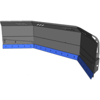 Industriplog - fäste Stora BM, bredd 4700 mm, fasta klaffar, flytläge i infästning, för maskinvikt 11-19 ton - Bild 5