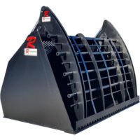 Miljoskopa från Redskaparna - fäste Stora BM volym 5000 liter bredd 3000 mm vikt 2250 kg med sparskar