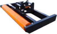 Avjämningsbalk med rulle för grävmaskin, bredd 1-3m | Carrus Components