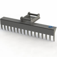 Kratta för grävmaskin – fäste S45 bredd 1600 mm tandmellanrum 69 mm tandhöjd 120 mm