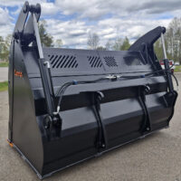 Klämskopa / Miljöskopa - fäste SMS/Trima, volym 1800 l, bredd 2100 mm, vikt 980 kg, med sparskär - Bild 4