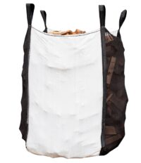 Big Bag Vedsäck glittertind med bottentömning - 1500 liter antal 30 st 4 lyftöglor upptill UV-skyddad