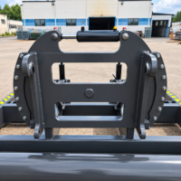 Avjämningsbalk Kompakt för hjullastare/traktor, bredd 3 m, med hydrauliskt skevfäste & skrapa - Bild 6
