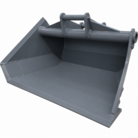 Dikesplanerskopa – fäste S70 volym 1050 liter bredd 1800 mm med slitribbor