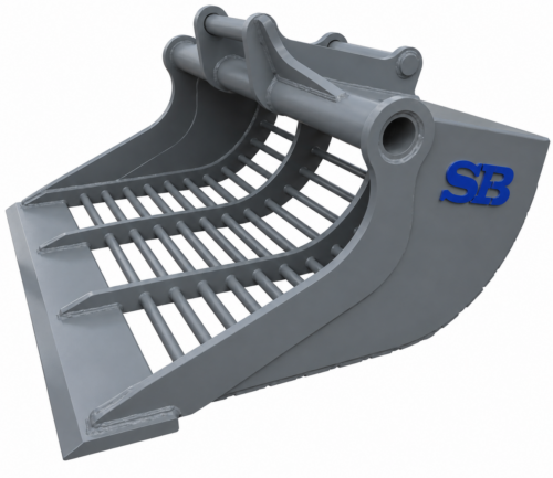 Gallerskopa - fäste S2-B27 volym 1650 liter bredd 2000 mm vikt 1200 kg