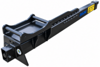 Hydraulisk kranarm för grävmaskin, maxlängd 4,5 m, för järnväg - Bild 5