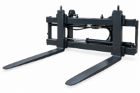 Gaffelställ - hydrauliskt fäste Ålö typ 3 kapacitet 2500 kg rambredd 1200 mm gaffellängd 1600 mm