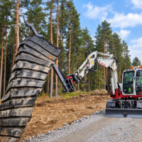 Mekanisk kranarm för grävmaskin, maxlängd 4,5 m - Bild 5