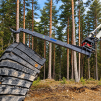 Mekanisk kranarm för grävmaskin, maxlängd 4,5 m - Bild 6