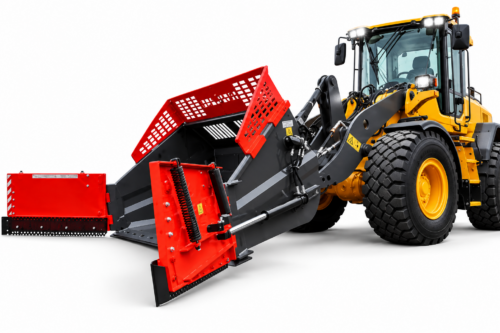 Multiskopa D-Edition - fäste Stor-Stora BM volym 9000 liter totalbredd 6806 mm vikt 2078 kg