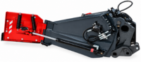 Multiskopa fran Siljum Mekan - fäste Stora BM volym 2100 liter totalbredd 4265 mm vikt 830 kg