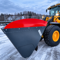 Sandspridarskopa för hjullastare, volym 3100-4100 liter - Bild 4