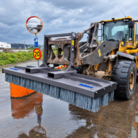 Stålborste för traktor/hjullastare/truck, bredd 2-3 m - Bild 5