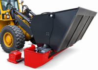 Stödkantläggare - fäste Stora BM volym 3100 liter totalbredd 3400 mm vikt 1400 kg