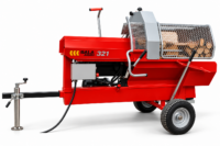 Vedkombi 321 - eldriven 3 fas max stockdiameter 320 mm tryckkraft 5 5 ton